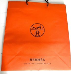 Large Hermès Shopping Bag 18x16.5x6.5”